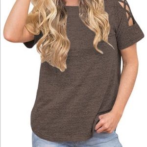 4/$25 🌼🌼Woman’s tee large🌼🌼